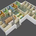 School Floor Plan Layout With Classrooms Corridors Labs And Educational Facilities