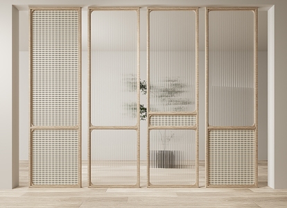 Modern partition screen partition 3d model