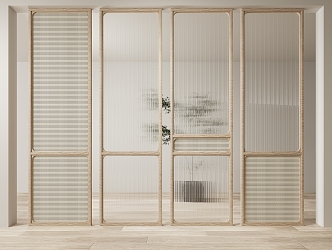 Modern partition screen partition 3d model