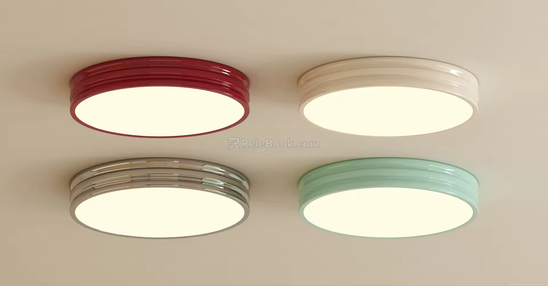 Nordic ceiling lamp simple ceiling lamp 3d model
