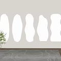 Modern mirror Full-length mirror 3d model