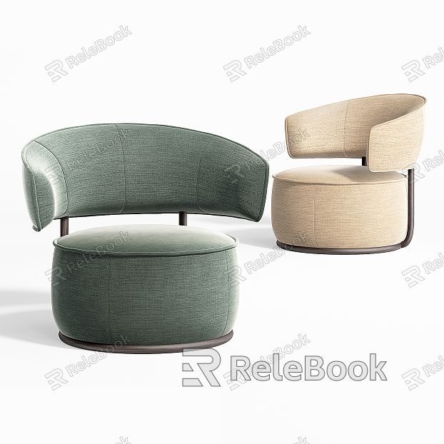 Modern single sofa single chair model