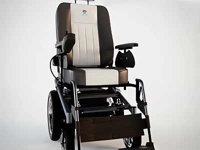 Medical Equipment Wheelchair With Ergonomic Design Comfortable Seat Durable Frame And Adjustable Armrests 3d model