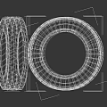 Stacked New Car Tires With Deep Tread Pattern And High Quality Rubber Construction 3d model