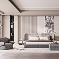 Modern Bedroom Interior Design With Upholstered Headboard Area Rug And Accent Chair