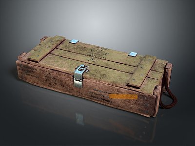 Ammunition Boxes Arms Boxes Arms Boxes Military Boxes Wooden Boxes Wooden Crates Old Wooden Crates 3d model