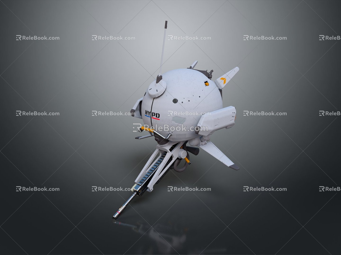 Modern Spaceship Spacecraft Spacecraft 3d model