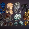 Colorful Natural Crystal Mineral Decorative Ornament Set With Varied Shapes And Textures