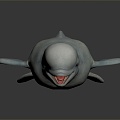 Modern Beluga Dolphin Dolphin 3d model