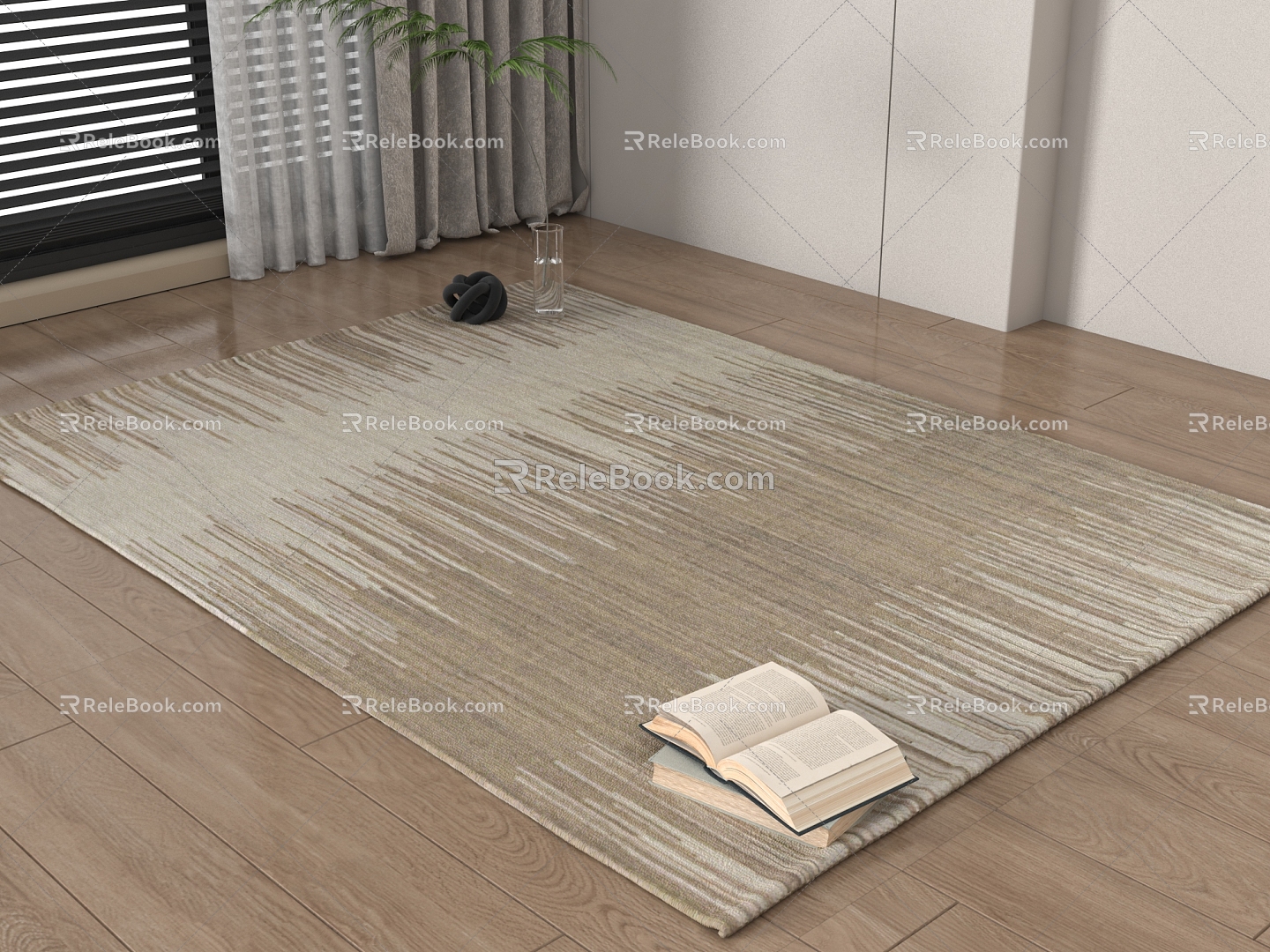 Modern Carpet Fabric 3d model