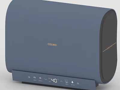 COLMO Modern Blue Daily Appliance With Digital Display And Control Panel 3d model