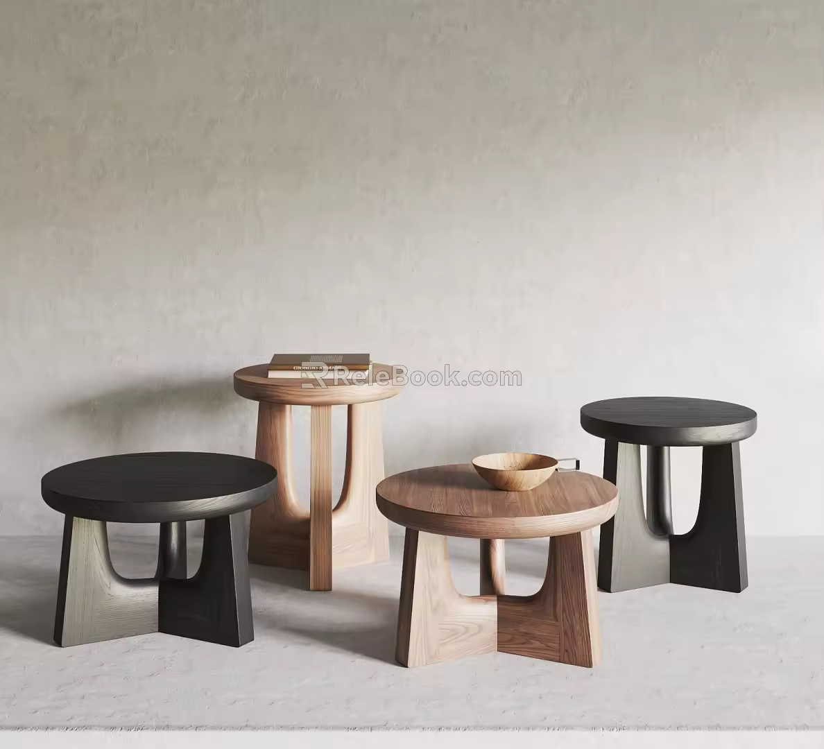 Modern combination of several sides and several corners 3d model