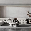 Modern Sofa Coffee Table Combination Sofa Coffee Table 3d model