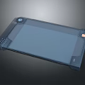 Modern Transparent Panel Electronic Device With Touch Screen And Button Interface