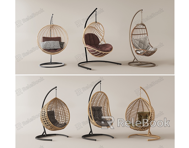 Modern Hanging Chair Balcony Leisure Rattan Hanging Chair model