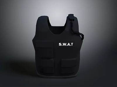 Ideal S.W.A.T Protective Vest Designed For Daily Living Supplies Use 3d model