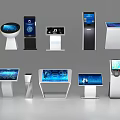 Public Facilities Interactive Touch Screen Terminals With Modern Design And Various Styles