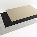 Textured Square Rugs In Beige Black And Gray Colors For Modern Home Decor