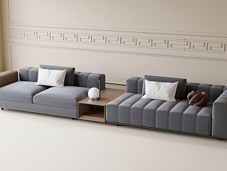 Multi-person sofa 3d model