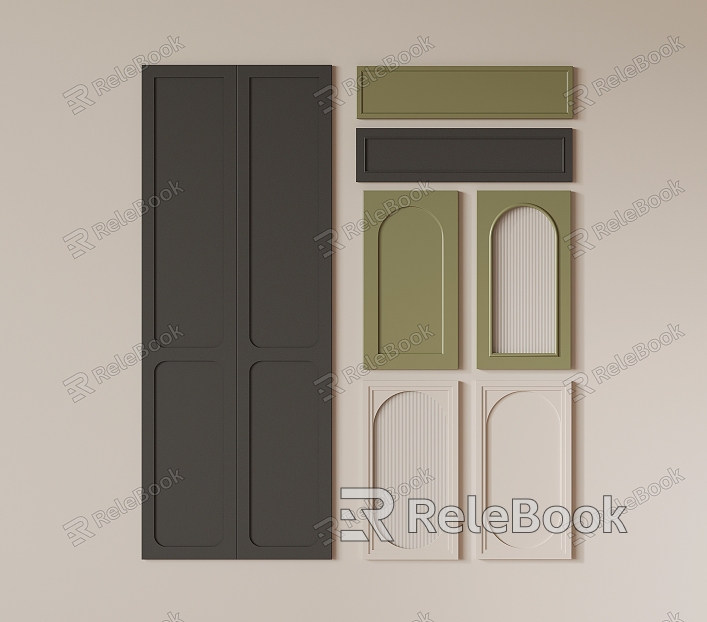 French cabinet door panel model