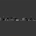 Cartoon Pixel Art City Scene With 3D Model Buildings And Vibrant Design Elements