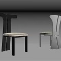 Modern Design Dining Chairs With Black White Brown Light Green Frames And Unique Backrests