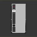 Compact Digital Device With White Black Design Control Panel Buttons And Indicator Light