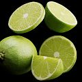 Lime Orange Fruit Lime Orange Green Orange 3d model