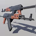 The AKMS Rifle 3d model