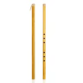 Handcrafted Yellow Bamboo Flute With Holes Musical Instrument And Art Supplies