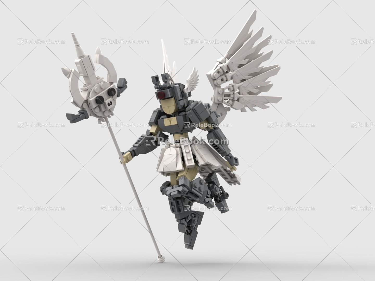 LEGO toy blocks Valkyrie Valkyrie battle angel 3d model