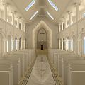 Jane Europe Church Christian Church Religion 3d model