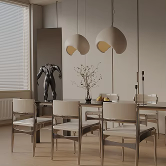 Modern table combination 3d model