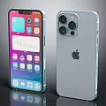 Modern Mobile Phone Apple iPhone 3d model
