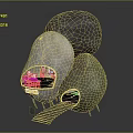 Unique Egg Shaped Stacked Buildings With Light Colored Exterior Entrance And Stairs
