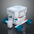 Robot Assistant Small Robot Butler Robot Butler Figure Game Figure 3d model