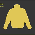 Stylish Light Pink Puffer Jacket Displayed On Mannequin With Gray Background
