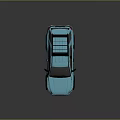 Blue Toyota SUV With Black Roof Rack Tan Wheels And Exterior Design