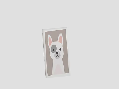 Modern Animal Painting Artistic Bookshelf Ornaments 3d model Modern Animal Painting Artistic Bookshelf Ornaments 3d model