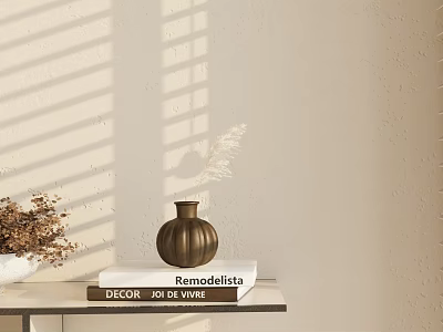 Modern vase ornaments combination 3d model