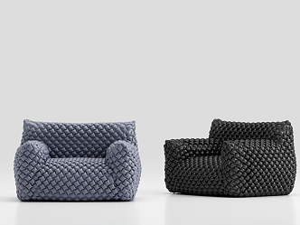 Modern single sofa 3d model