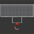 Sturdy Basketball Hoop Equipment With Metal Frame Backboard Basket And Support Structure