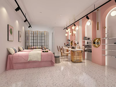 Modern Nail Shop 3d model
