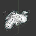 Red Modern Motorcycle with Sleek Body Design Windshield and Comfortable Seat