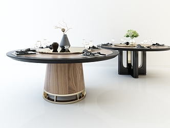 Modern Dining Tableware 3d model