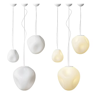 Quiet Wind Chandelier Cream Wind Chandelier DuPont Paper Chandelier Bedside Chandelier Bar Counter Chandelier Bedroom Chandelier Children's Chandelier Art Chandelier Homestay Chandelier 3d model
