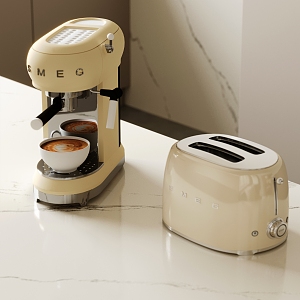 Bread machine Coffee machine 3d model