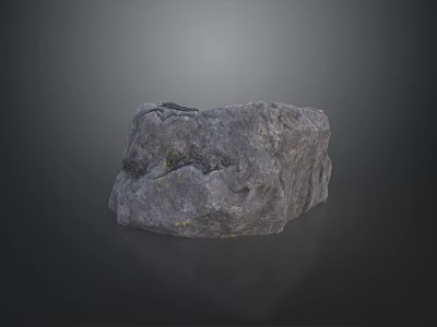Natural Textured Rockery Stone With Irregular Shape For Outdoor Garden Decoration 3d model