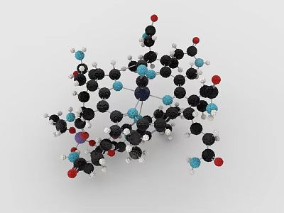 Colorful Molecular Structure Building Blocks With Various Atom Spheres For Education 3d model