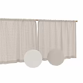 Beige Linen Window Curtains For Modern Home Decor Hanging Style
